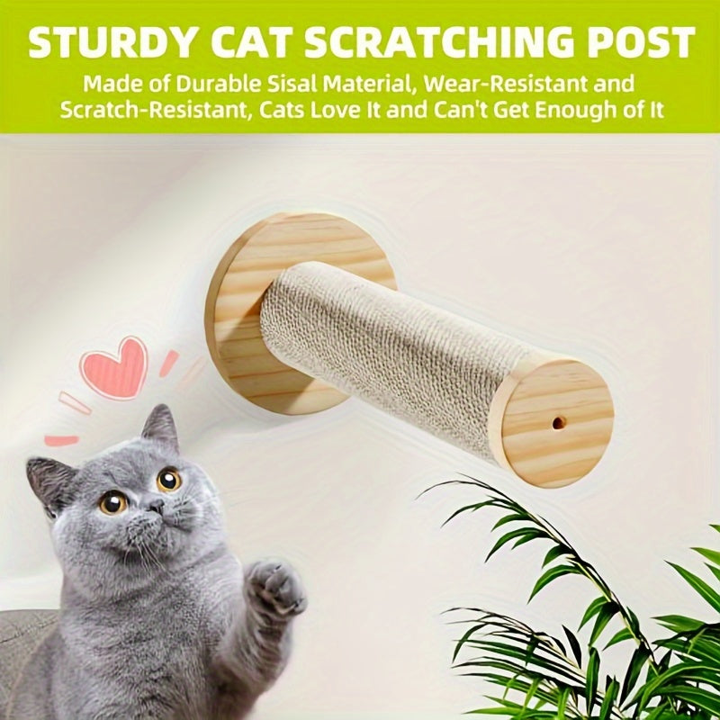 8-Piece Wall-Mounted Cat Climber Set - OllieMart