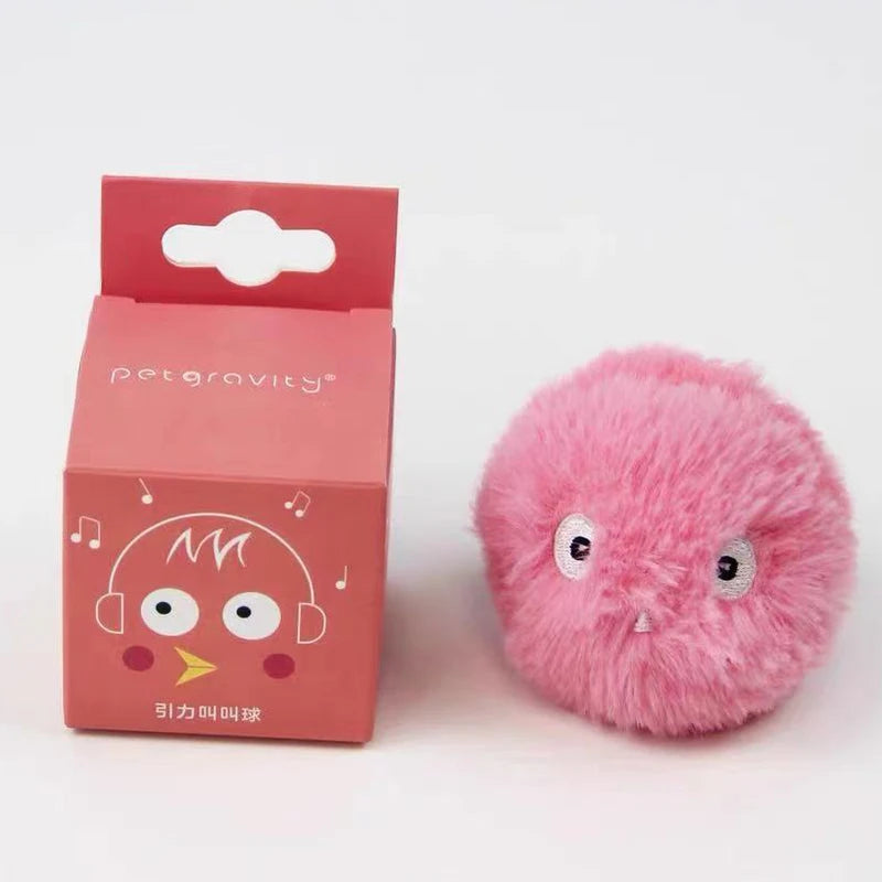 Interactive Plush Catnip Ball - OllieMart