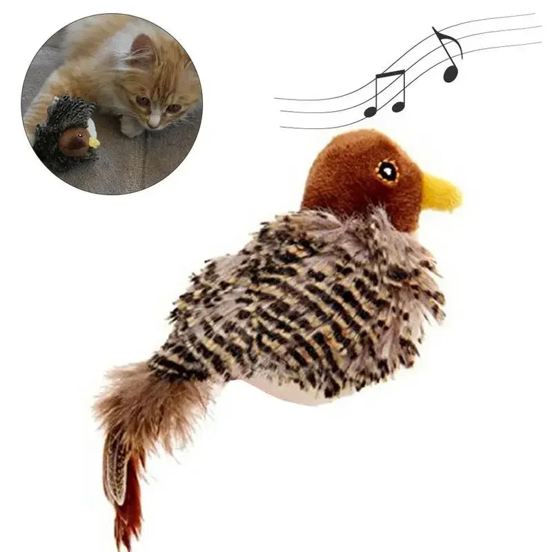 Chirping Catnip Bird Toy - OllieMart
