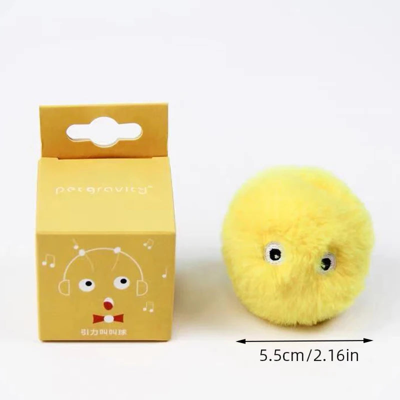 Interactive Plush Catnip Ball - OllieMart