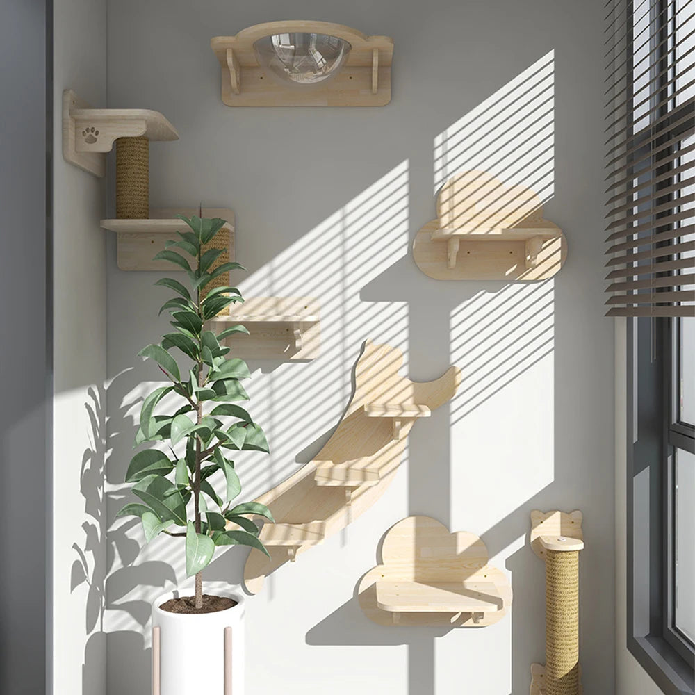 Wall-Mounted Cat Lounge - OllieMart