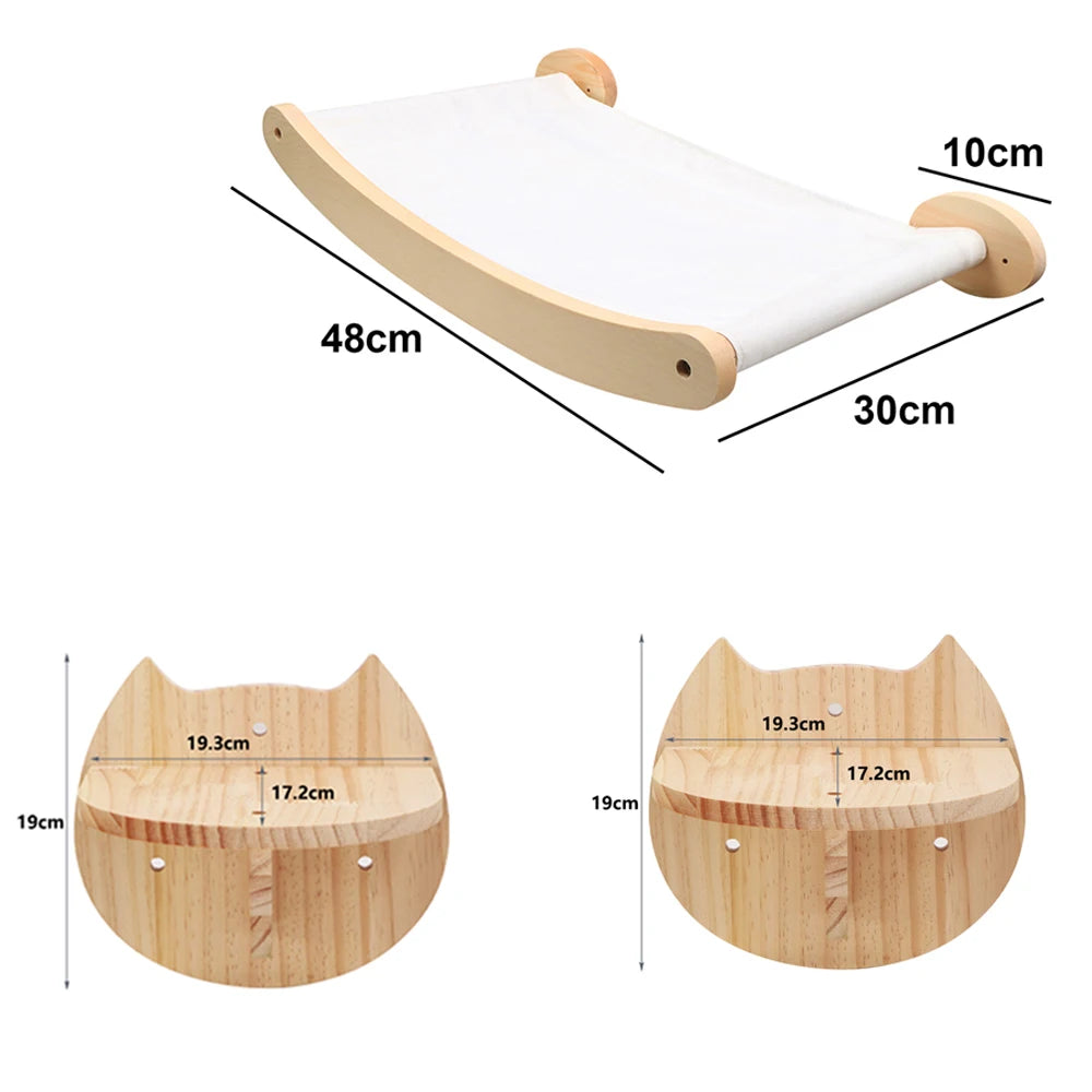 Wall-Mounted Cat Lounge - OllieMart