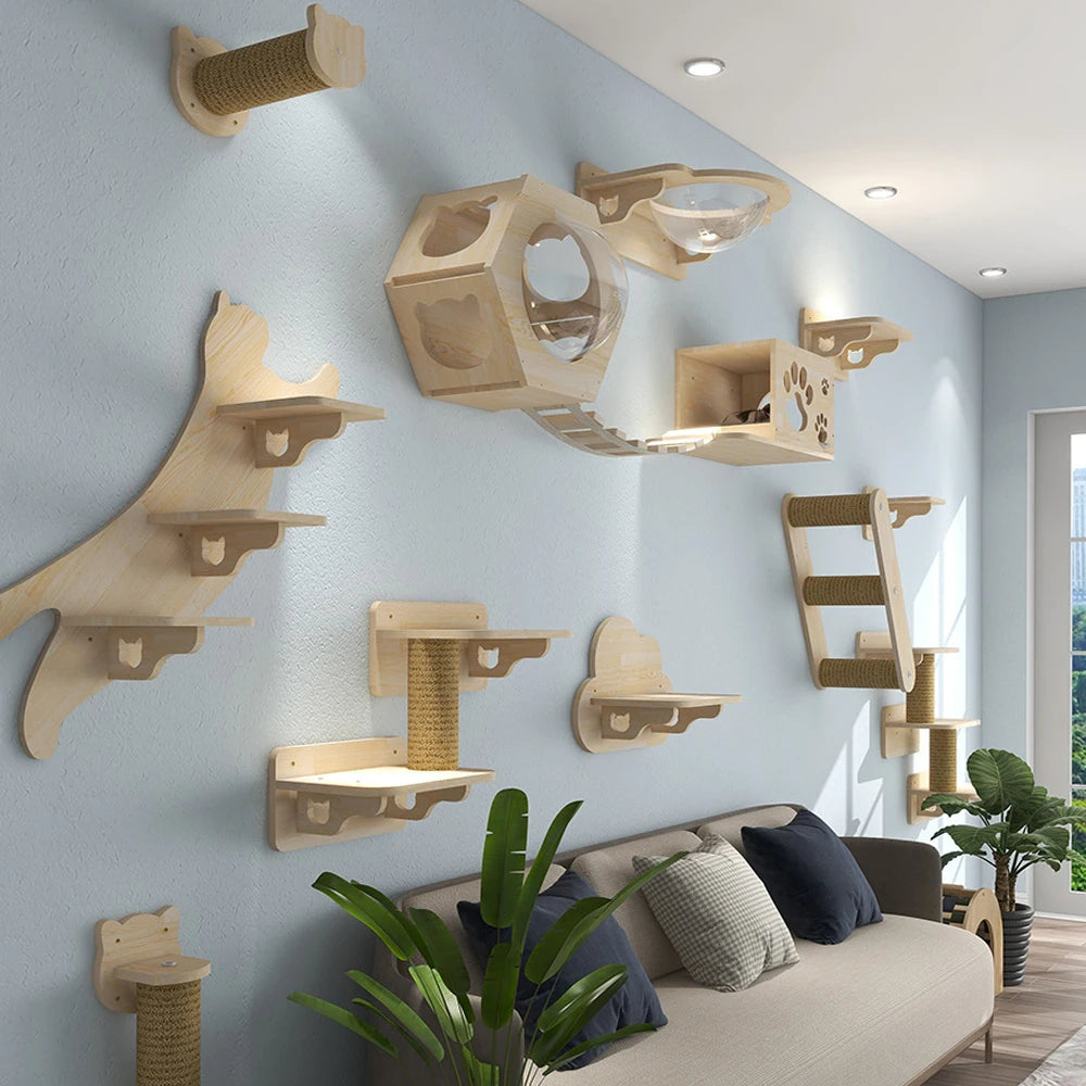 Wall-Mounted Cat Lounge - OllieMart