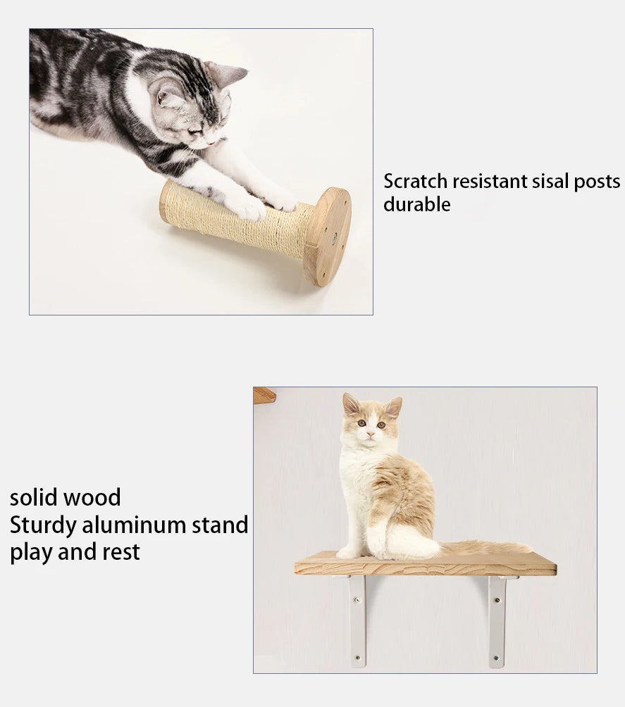 Wall-Mounted Cat Lounge - OllieMart