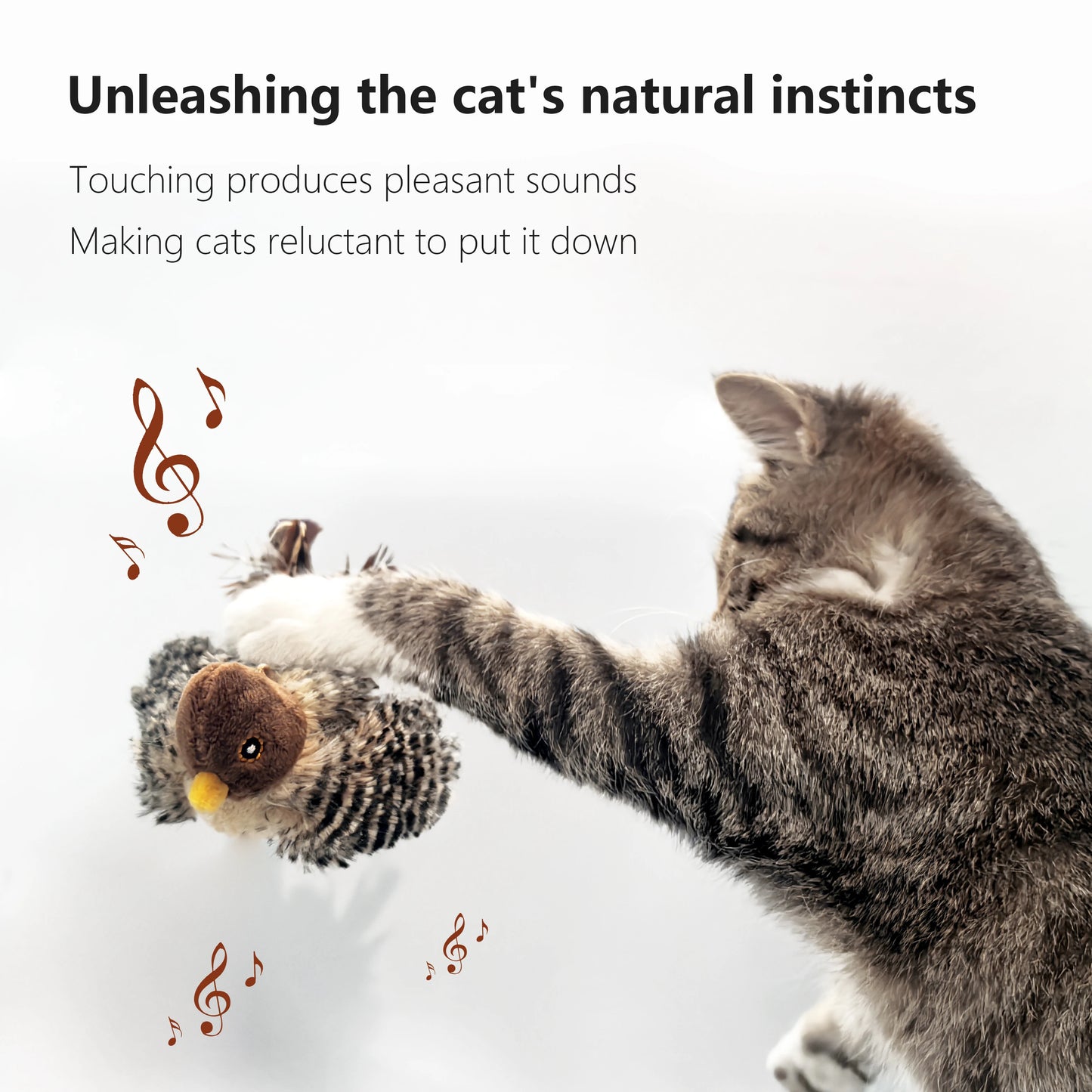 Chirping Catnip Bird Toy - OllieMart