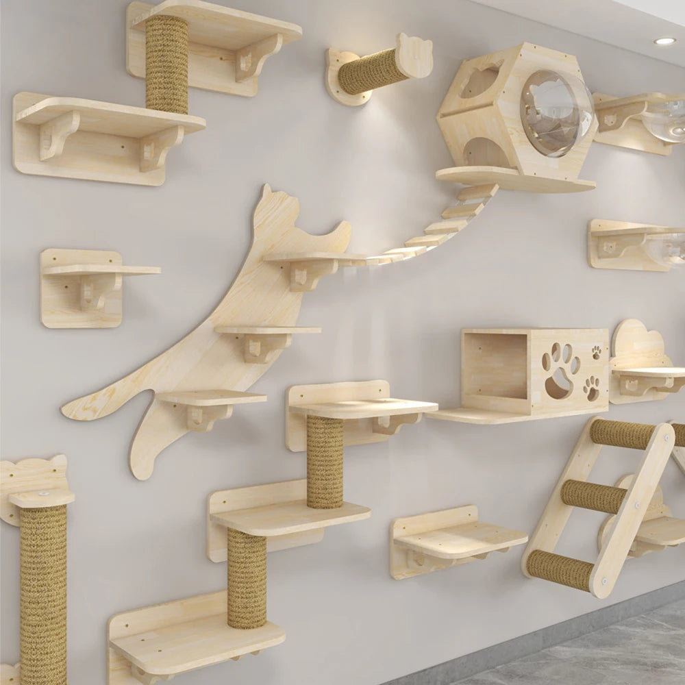 Wall-Mounted Cat Lounge - OllieMart