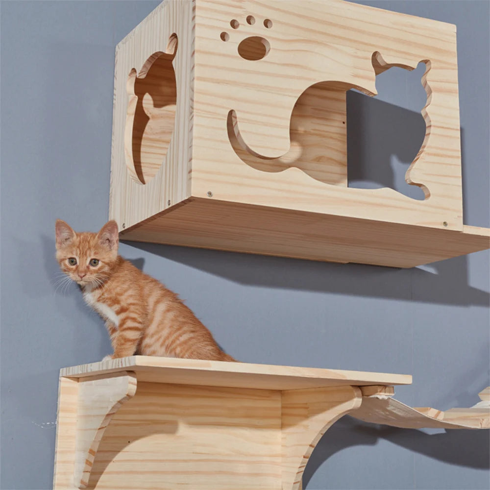 Wall-Mounted Feline Escape - OllieMart