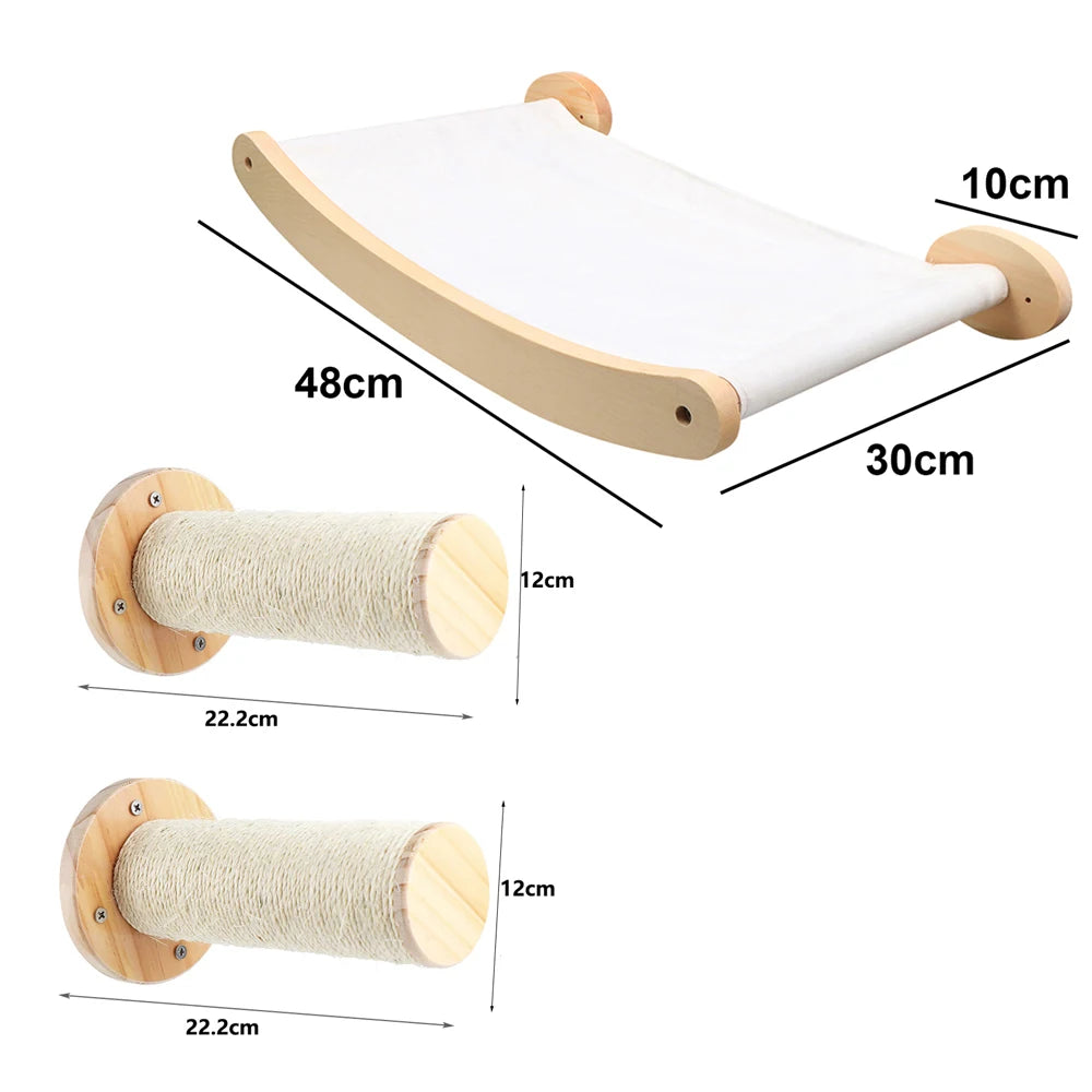Wall-Mounted Cat Lounge - OllieMart