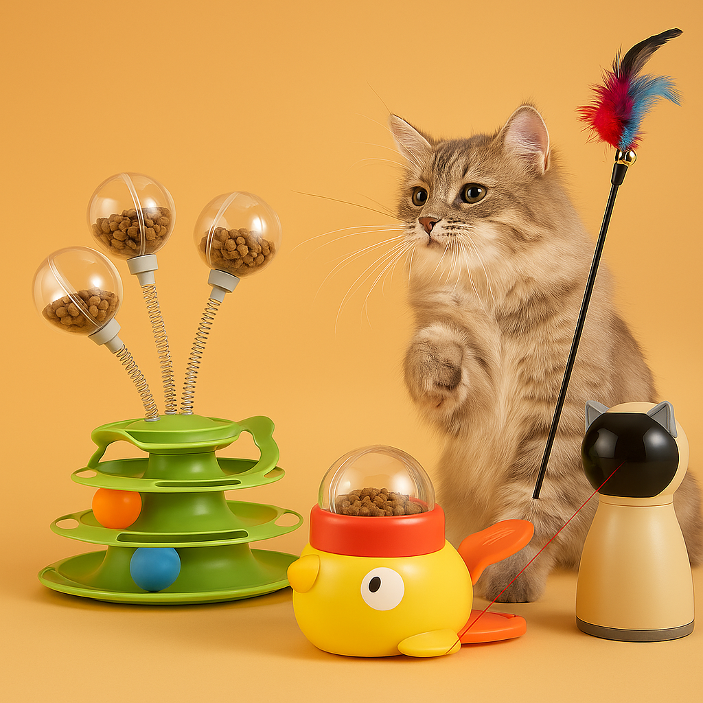 Multi-Product Pet Toy Banner