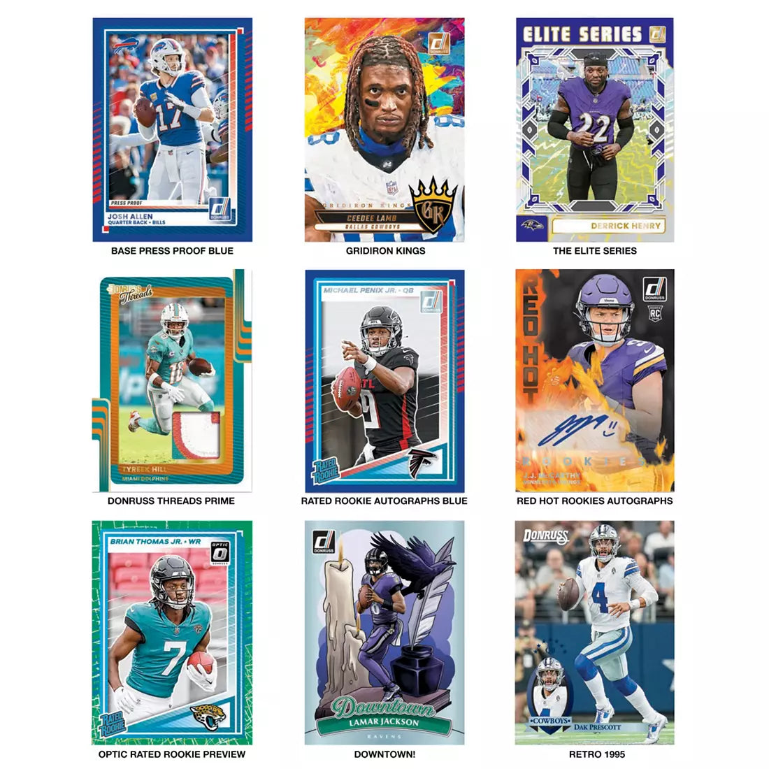 2025 Panini Donruss Football Trading Cards Blaster Box - OllieMart