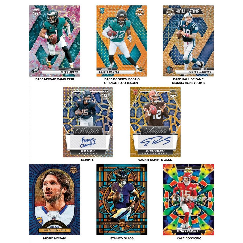 2025 Panini Mosaic NFL Football Mega Box - OllieMart