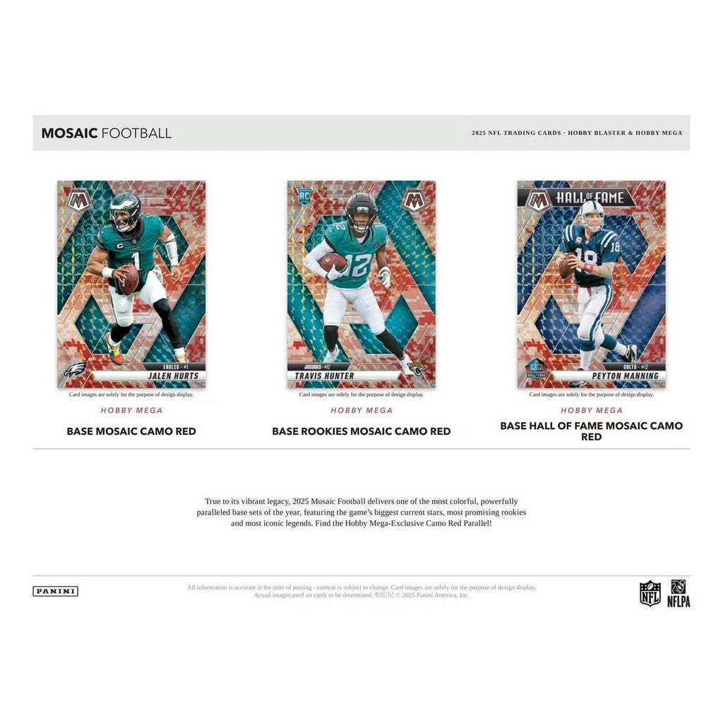 2025 Panini Mosaic NFL Football Mega Box - OllieMart