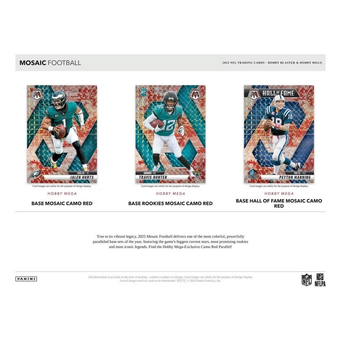 2025 Panini Mosaic NFL Football Mega Box - OllieMart