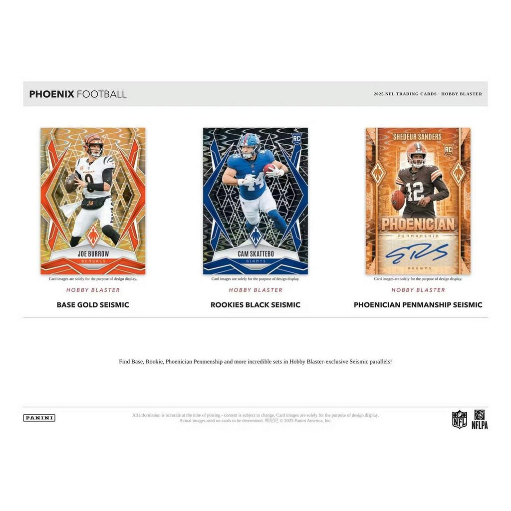 2025 Panini Phoenix NFL Football Blaster Box - OllieMart