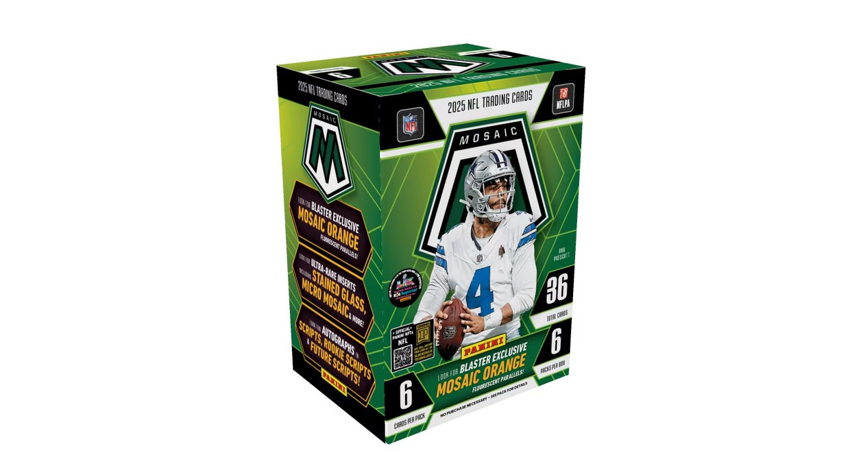 2025 Panini Mosaic NFL Football Blaster Box - OllieMart