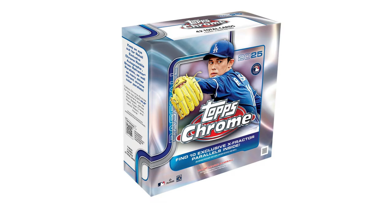 2025 Topps Chrome Baseball Mega Box - OllieMart