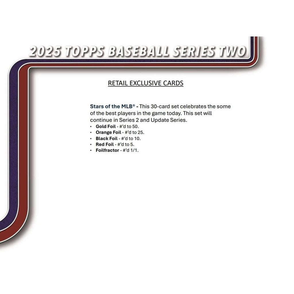 2025 Topps Series 2 Baseball Blaster Box - OllieMart