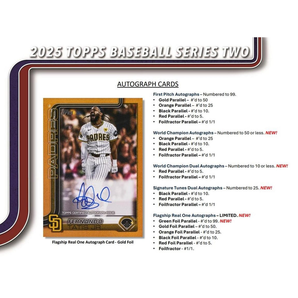 2025 Topps Series 2 Baseball Blaster Box - OllieMart
