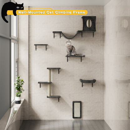 Luxury Wall-Mounted Cat Climber Set - OllieMart