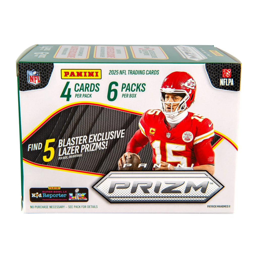 2025 Panini Prizm Football Trading Cards Blaster Box - OllieMart