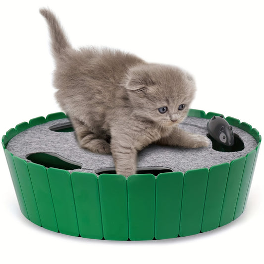 Interactive Cat Toy with Running Mouse - OllieMart