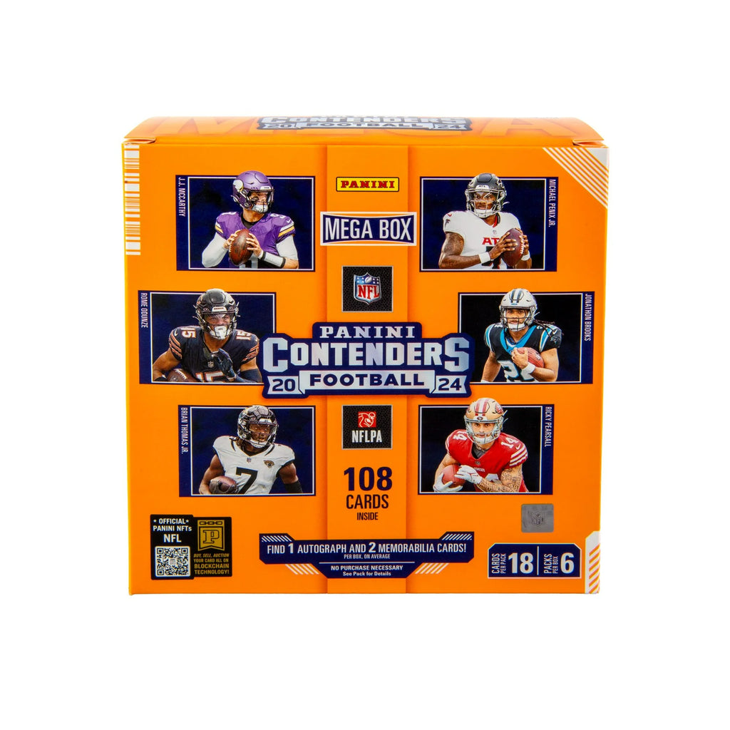 2024 Panini Contenders Football Trading Cards Mega Box - OllieMart