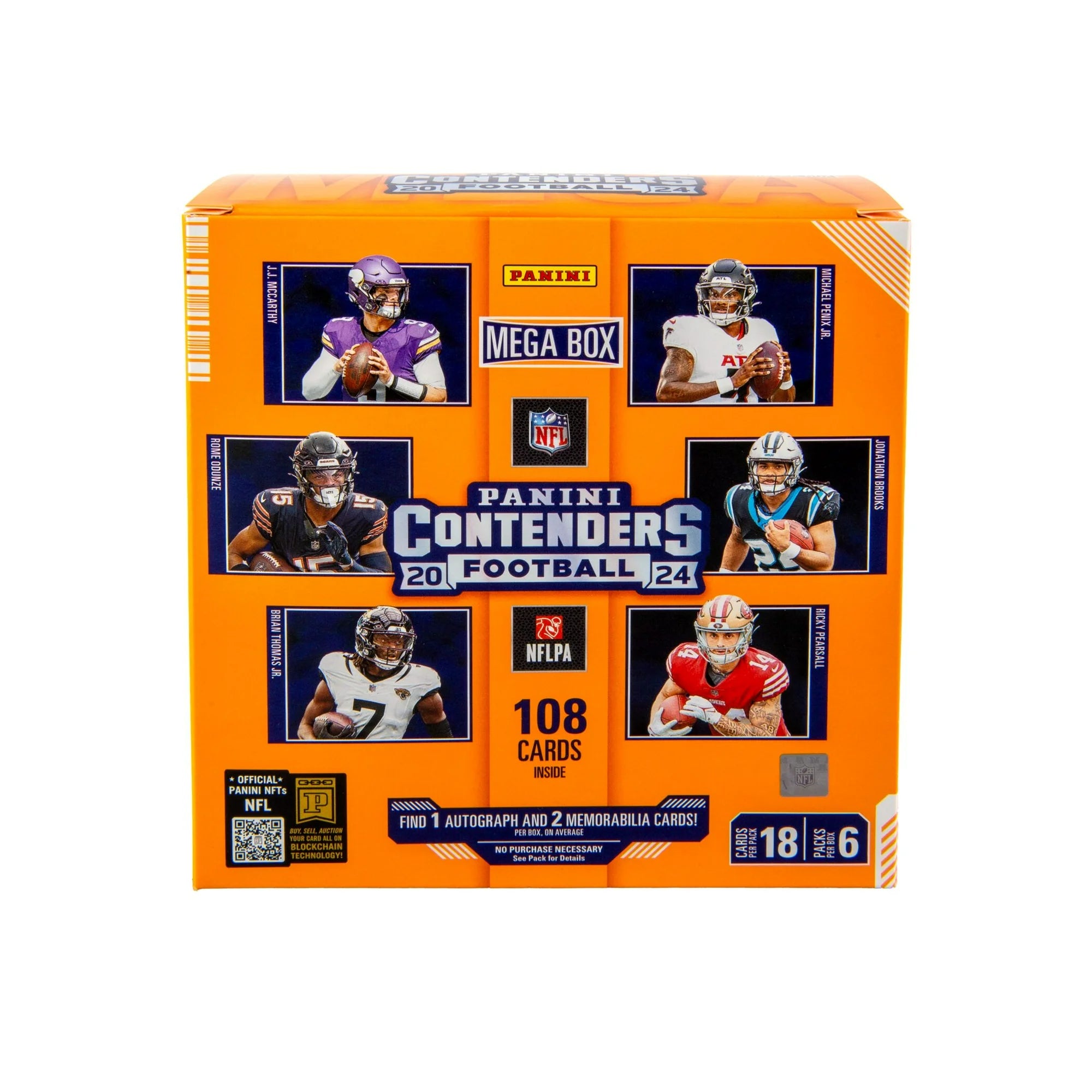 2024 Panini Contenders Football Trading Cards Mega Box - OllieMart