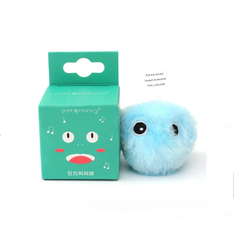 Interactive Plush Catnip Ball - OllieMart