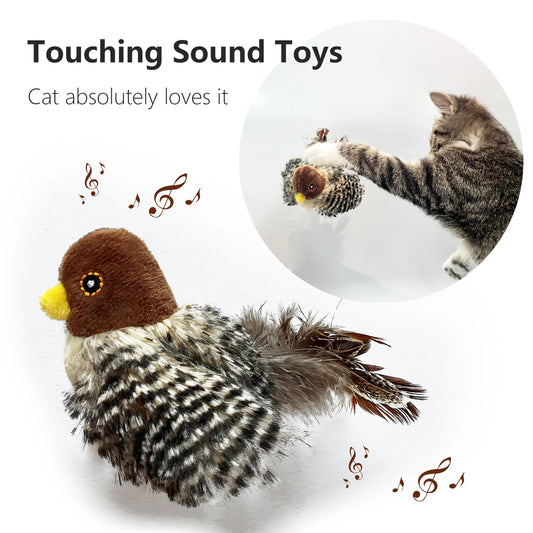 Chirping Catnip Bird Toy - OllieMart