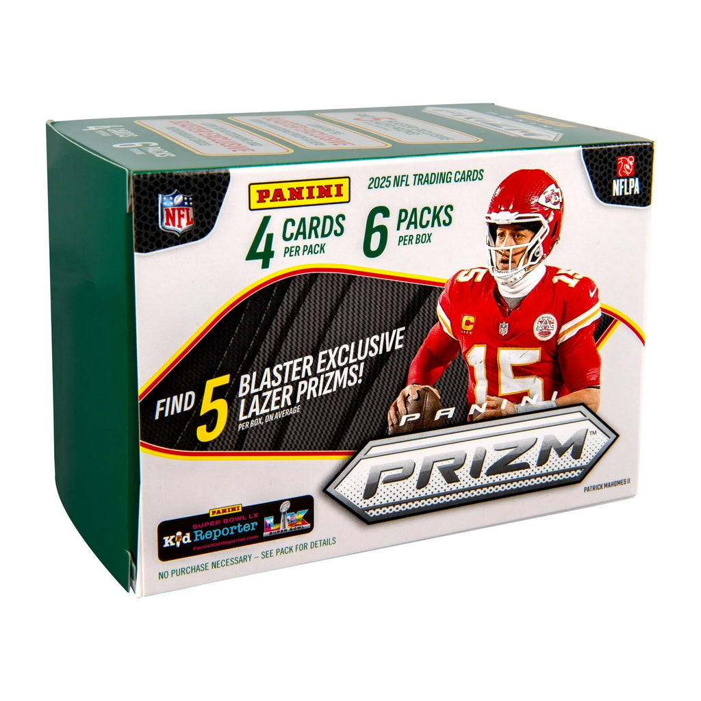 2025 Panini Prizm Football Trading Cards Blaster Box - OllieMart