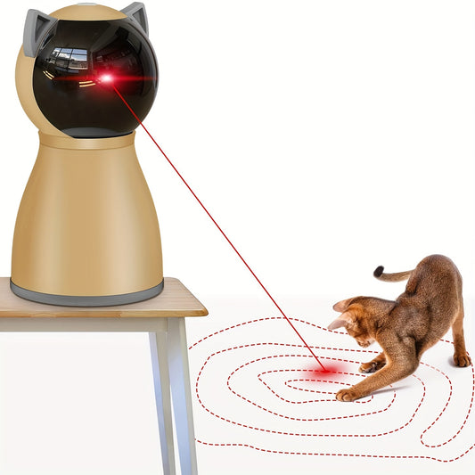 Valonii Whisker Wizard Laser Toy - Rechargeable, Interactive, with Random Motion for Cats & Dogs – 2024 Upgraded Model for Indoor Play - OllieMart