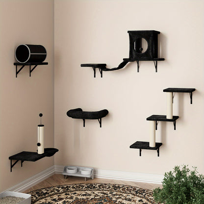 Luxury Wall-Mounted Cat Climber Set - OllieMart